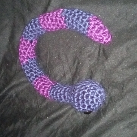 Crocheted snake - Picture 3 of 3